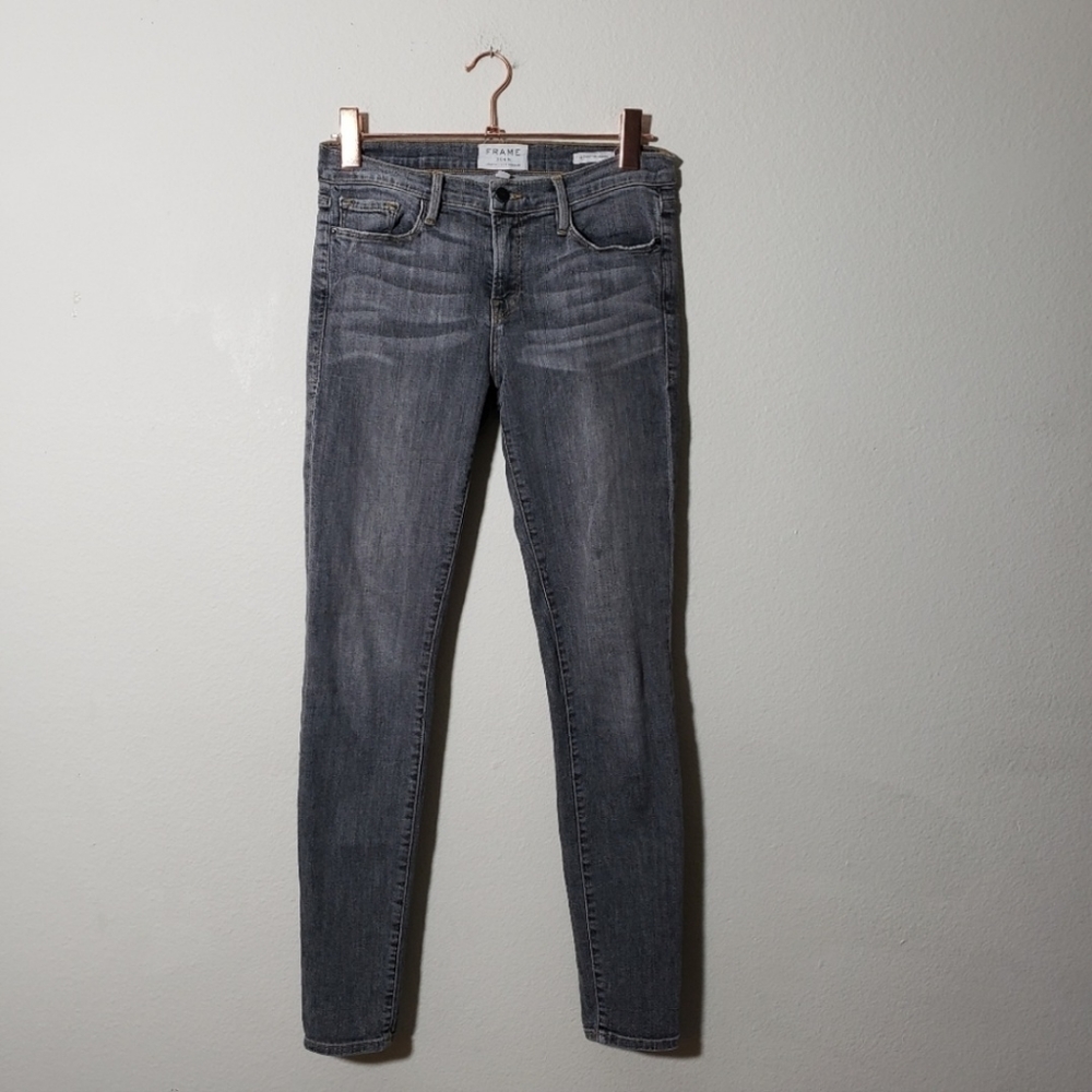 FRAME Denim Le Skinny De Jeanne in Greenwich grey wash size 28